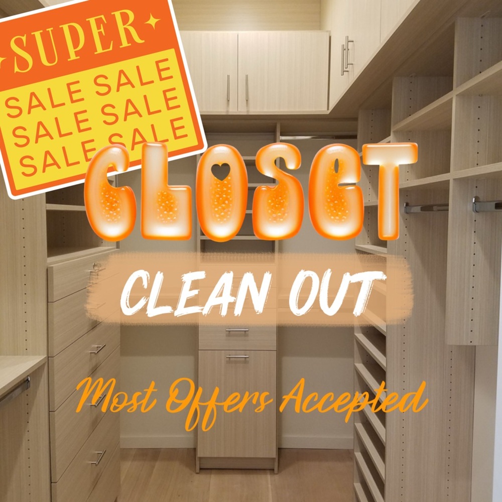 SALE - Closet Clean Out - MAKE OFFER